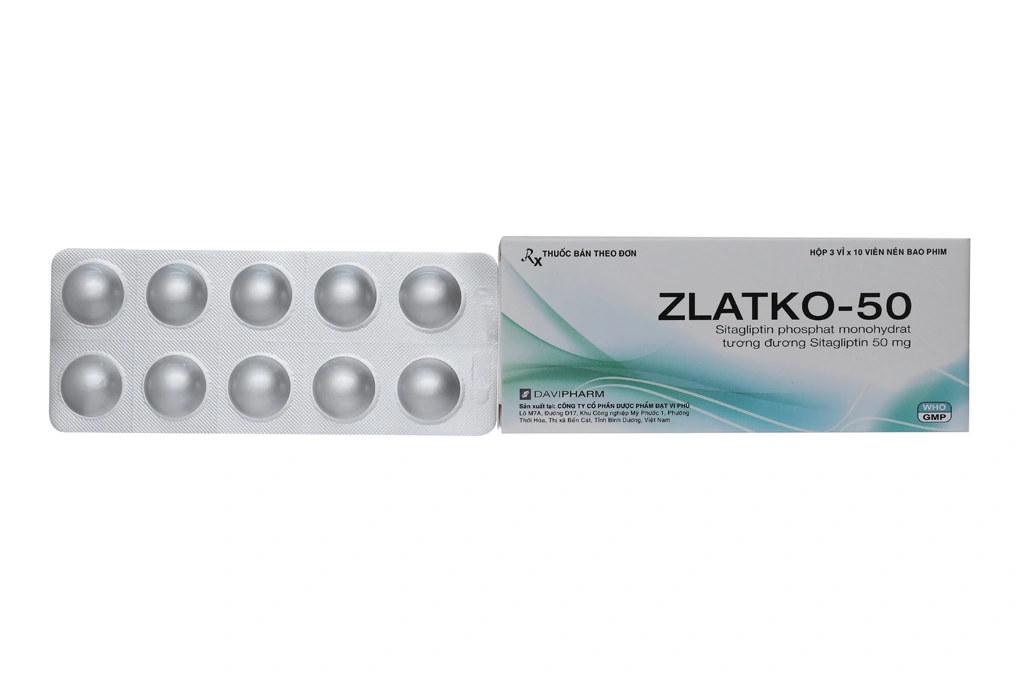 Zlatko-50 trị đái tháo đường (3 vỉ x 10 viên) - 1