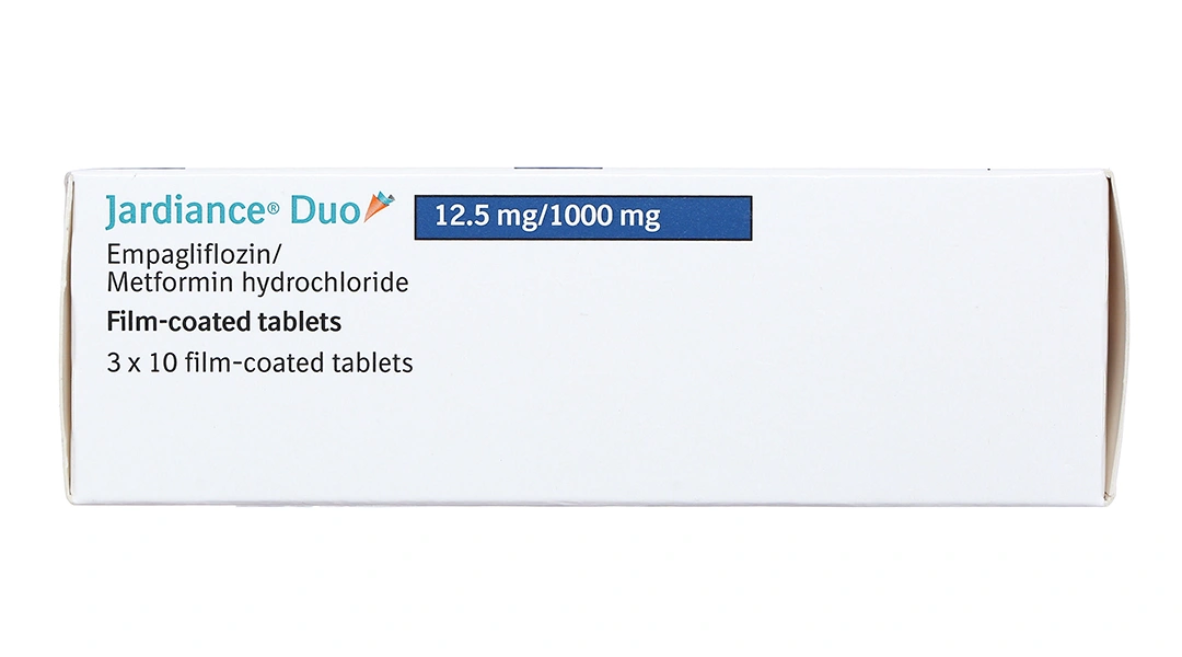Jardiance Duo 12.5mg/1000mg trị đái tháo đường (3 vỉ x 10 viên) - 2