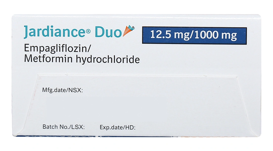 Jardiance Duo 12.5mg/1000mg trị đái tháo đường (3 vỉ x 10 viên) - 5