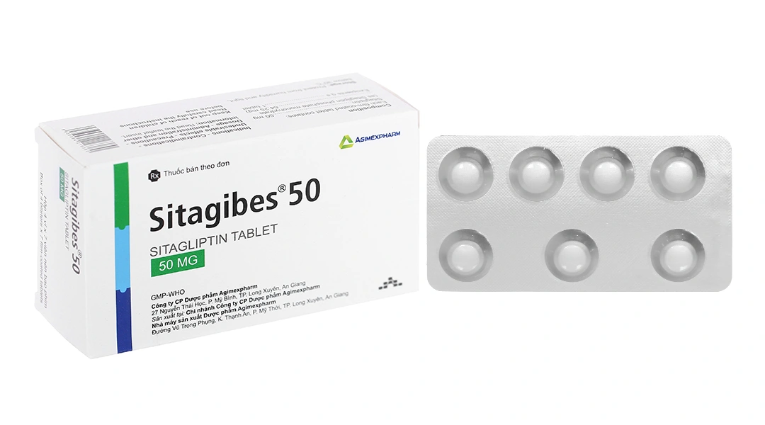 Sitagibes 50 trị đái tháo đường (4 vỉ x 7 viên) - 