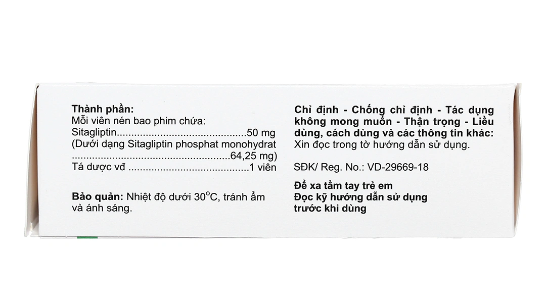 Sitagibes 50 trị đái tháo đường (4 vỉ x 7 viên) - 4