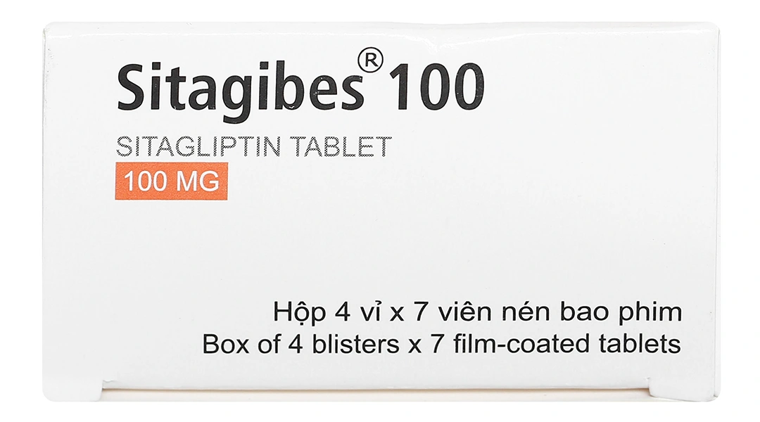 Sitagibes 100 trị đái tháo đường tuýp 2 (4 vỉ x 7 viên) - 5