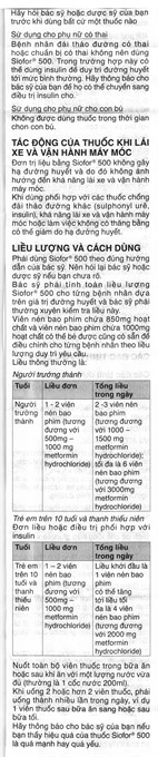Siofor 500 trị đái tháo đường tuýp 2 (6 vỉ x 10 viên) - 6