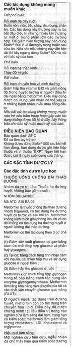 Siofor 500 trị đái tháo đường tuýp 2 (6 vỉ x 10 viên) - 8
