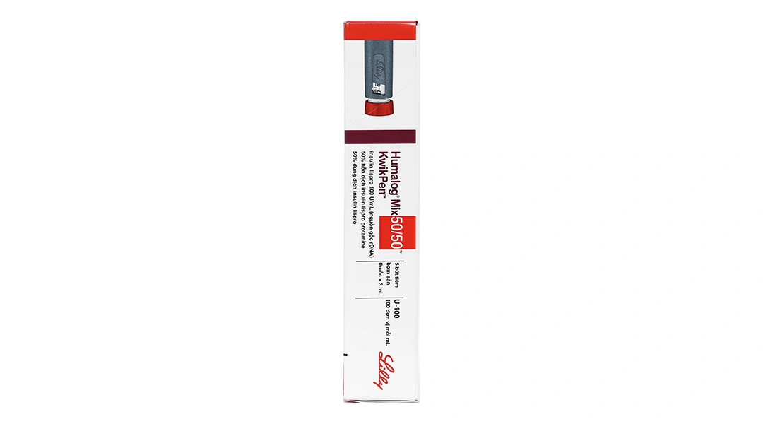 Bút tiêm Humalog Mix 50/50 KwikPen 100U/ml trị đái tháo đường (5 cây x 3ml) - 3