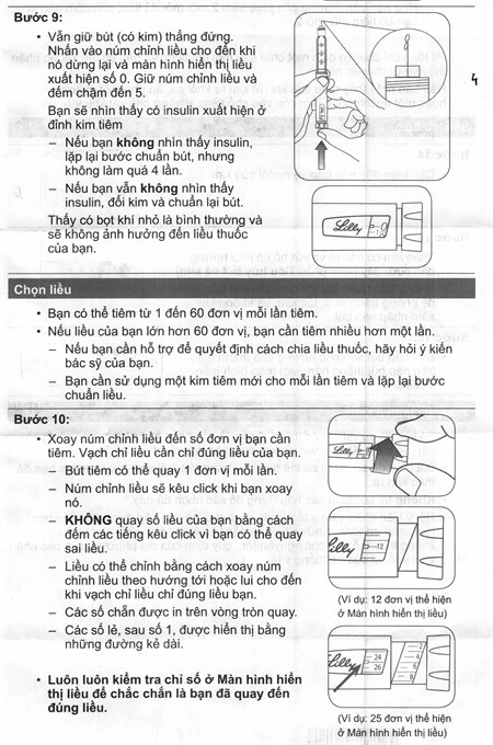 Bút tiêm Humalog Mix 50/50 KwikPen 100U/ml trị đái tháo đường (5 cây x 3ml) - 7