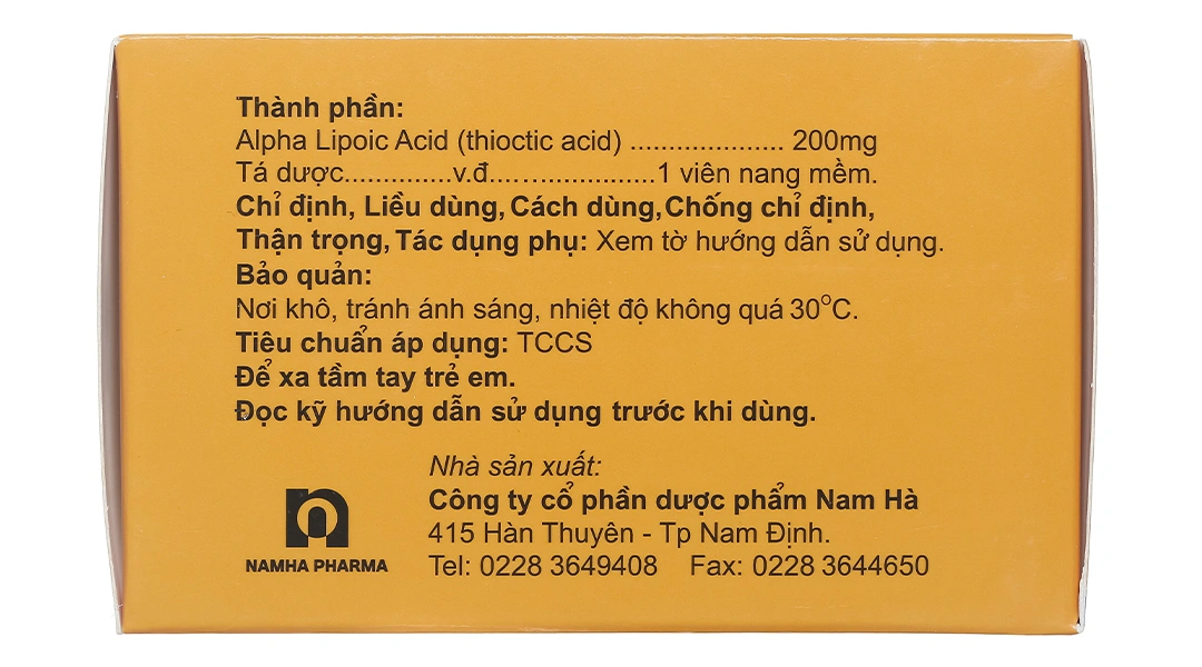 Ubiheal 200 trị rối loạn cảm giác do bệnh thần kinh đái tháo đường (5 vỉ x 6 viên) - 2