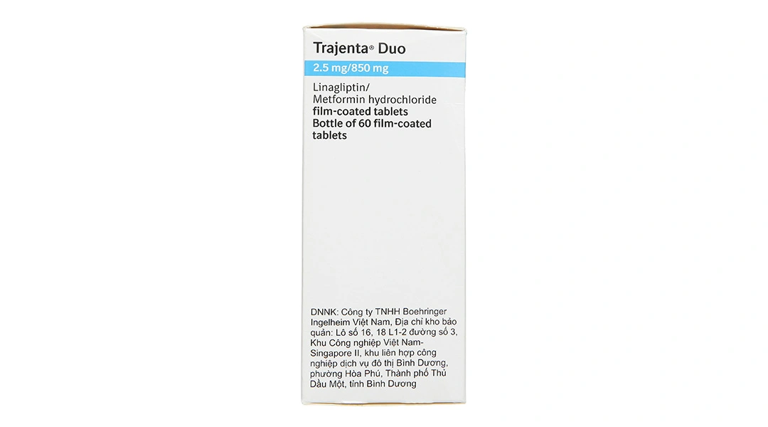 Trajenta Duo 2.5mg/850mg trị đái tháo đường hộp 60 viên - 2