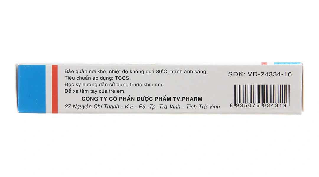 Glimepiride TV.Pharm 2mg trị đái tháo đường tuýp 2 (3 vỉ x 10 viên) - 2
