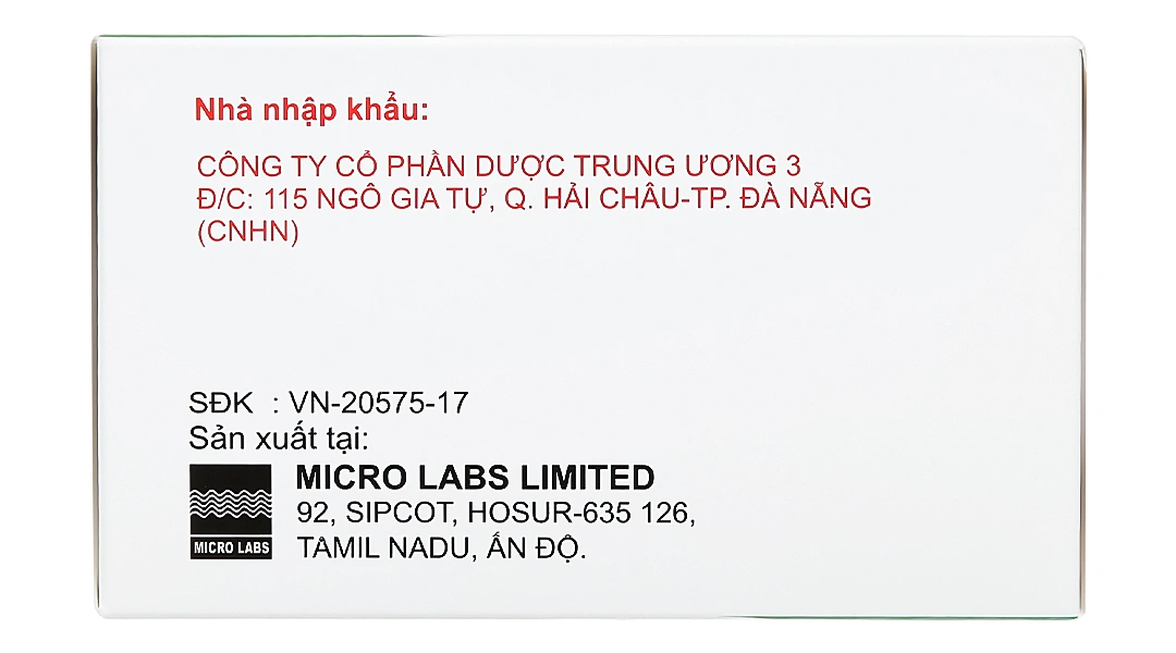 Melanov-M 80mg/500mg trị tiểu đường tuýp 2 không phụ thuộc insulin (10 vỉ x 10 viên) - 3