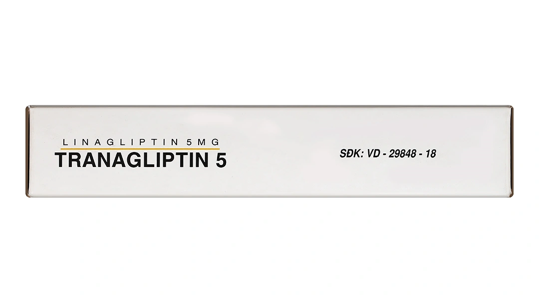 Tranagliptin 5 trị đái tháo đường tuýp 2 (3 vỉ x 10 viên) - 2