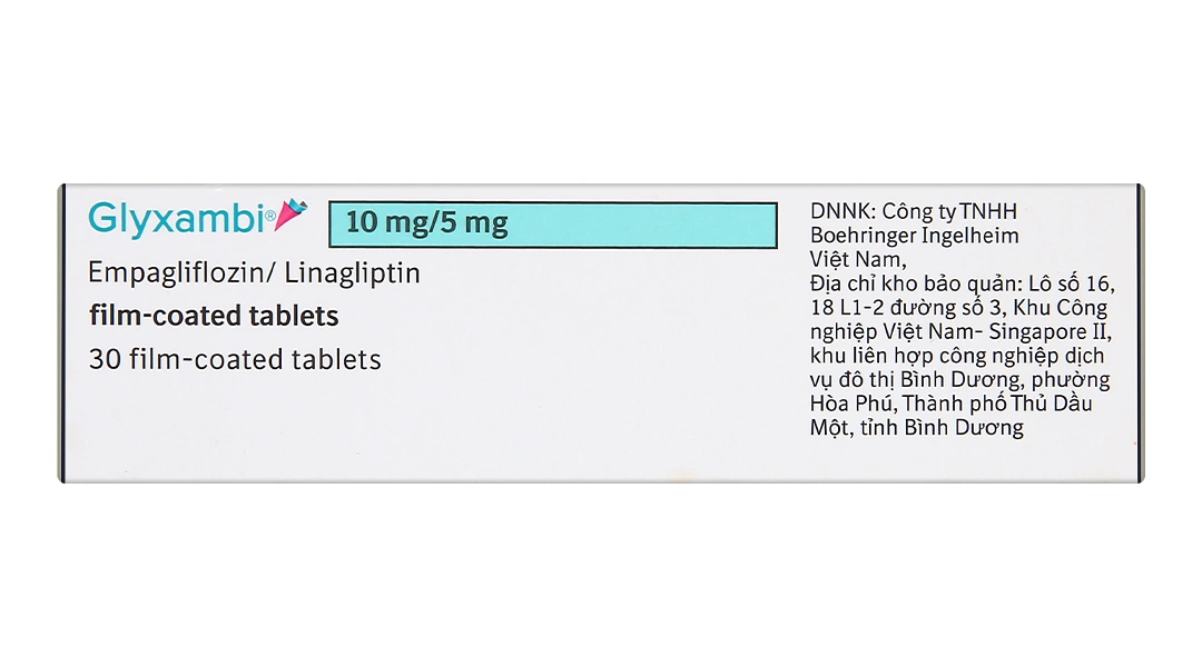 Glyxambi 10mg/5mg trị đái tháo đường tuýp 2 (3 vỉ x 10 viên) - 2