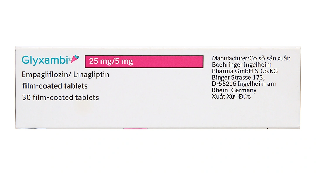 Glyxambi 25mg/5mg trị đái tháo đường tuýp 2 (3 vỉ x 10 viên) - 3