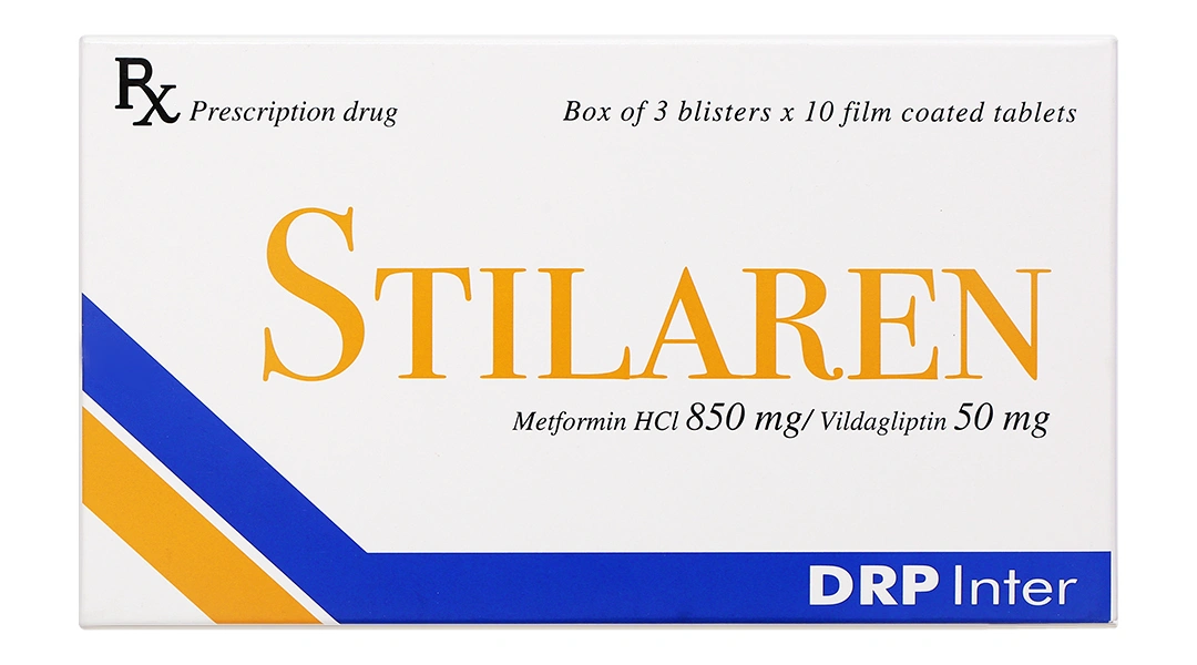 Stilaren trị đái tháo đường tuýp 2 (3 vỉ x 10 viên) - 1