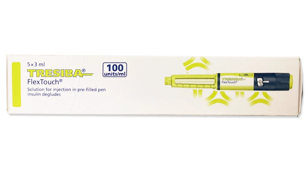 Bút tiêm Tresiba FlexTouch 100units/ml trị đái tháo đường tuýp 1 và tuýp 2 (5 cây x 3ml) - 2