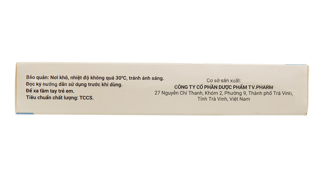 Atorvastatin TV.Pharm 10mg giảm sự tăng cholesterol toàn phần (3 vỉ x 10 viên) - 4