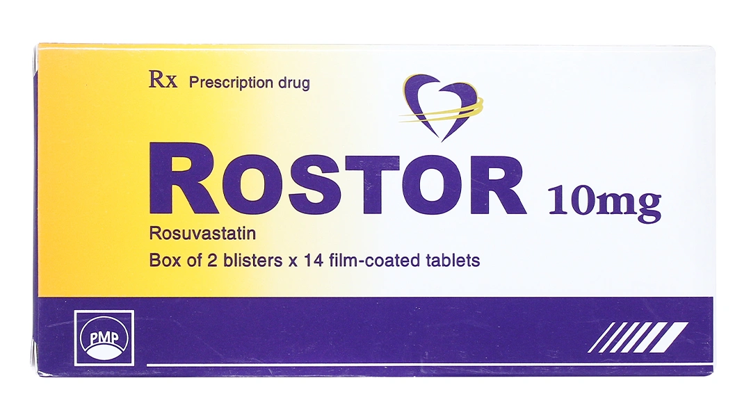Rostor 10mg trị tăng mỡ máu (2 vỉ x 14 viên) - 1