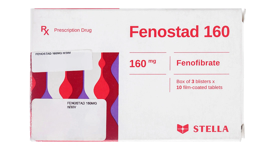Fenostad 160 trị rối loạn mỡ máu (3 vỉ x 10 viên) - 1