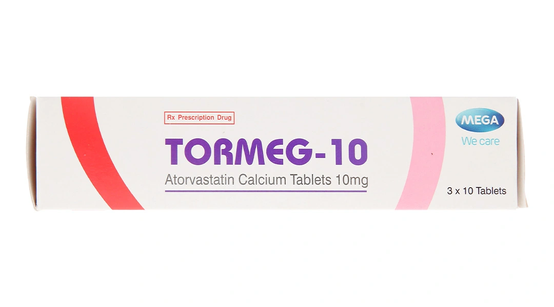 Tormeg-10 trị rối loạn mỡ máu (3 vỉ x 10 viên) - 3