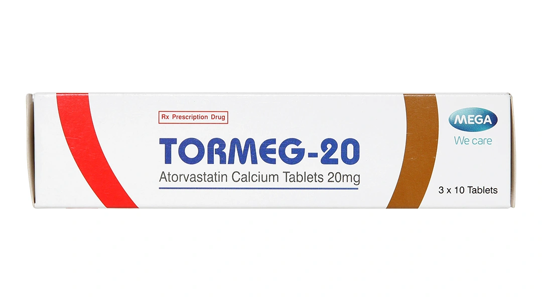 Tormeg-20 ngừa bệnh tim mạch (3 vỉ x 10 viên) - 2