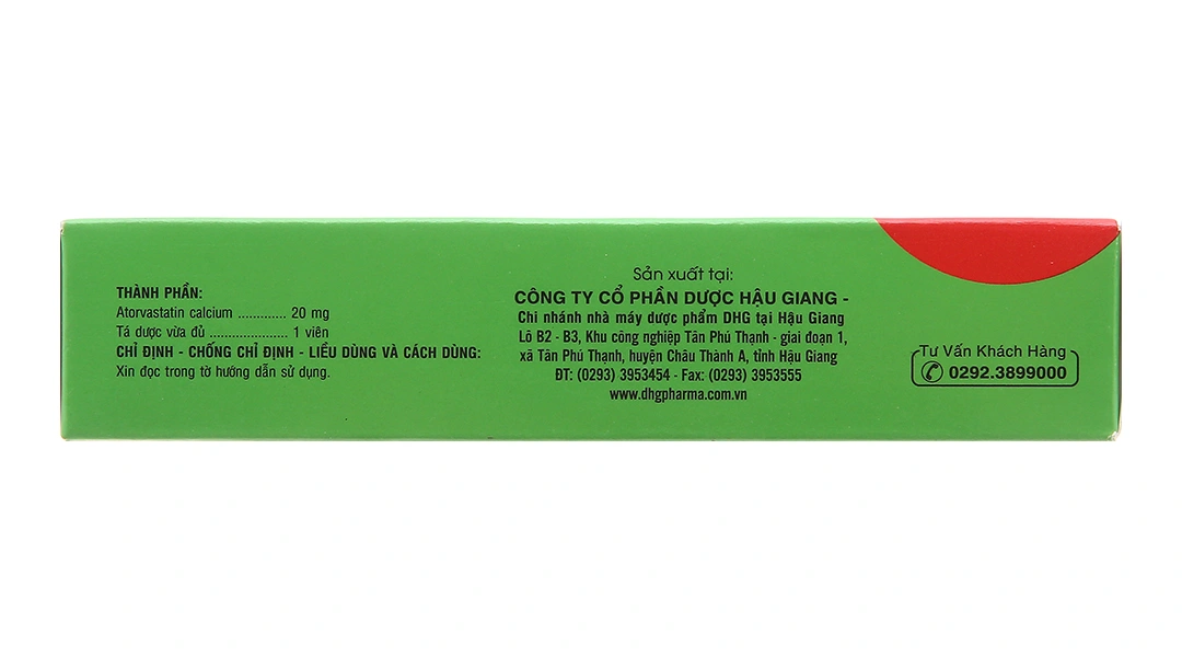 Atorlip 20mg trị rối loạn mỡ máu (3 vỉ x 10 viên) - 3