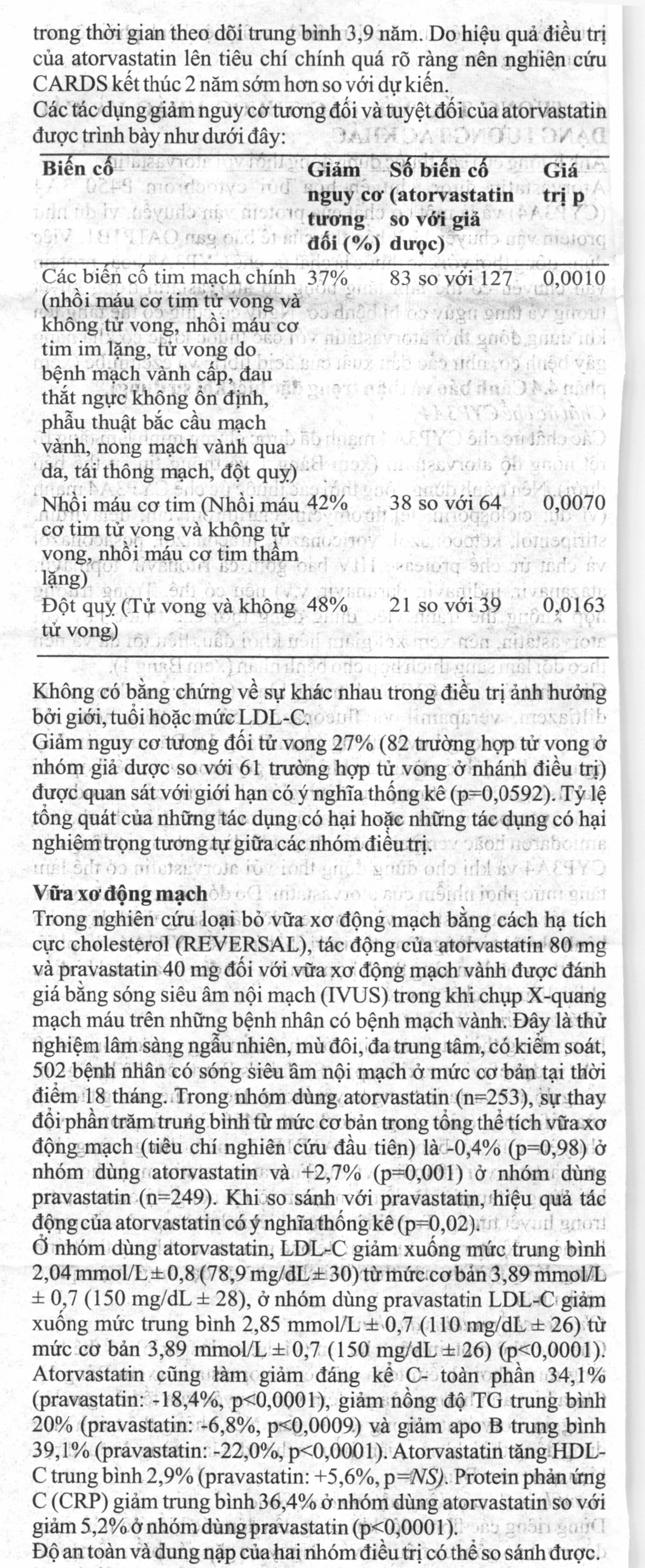 Caditor 40 trị tăng cholesterol huyết (3 vỉ x 10 viên) - 9