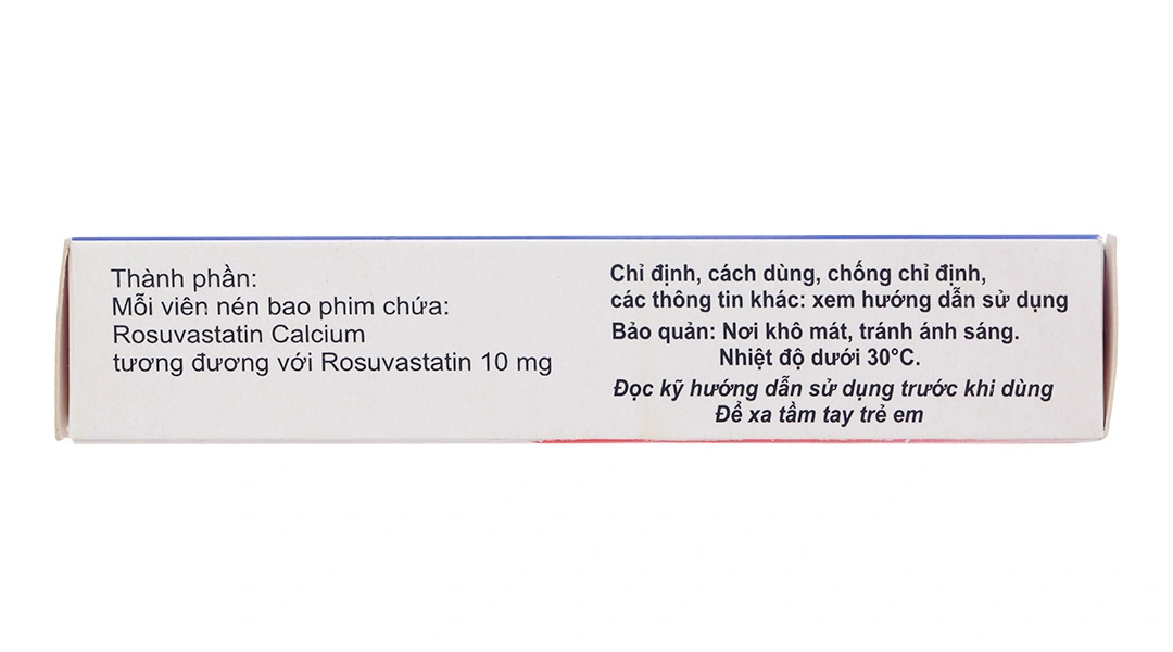 Vasulax-10 trị rối loạn mỡ máu (3 vỉ x 10 viên) - 3
