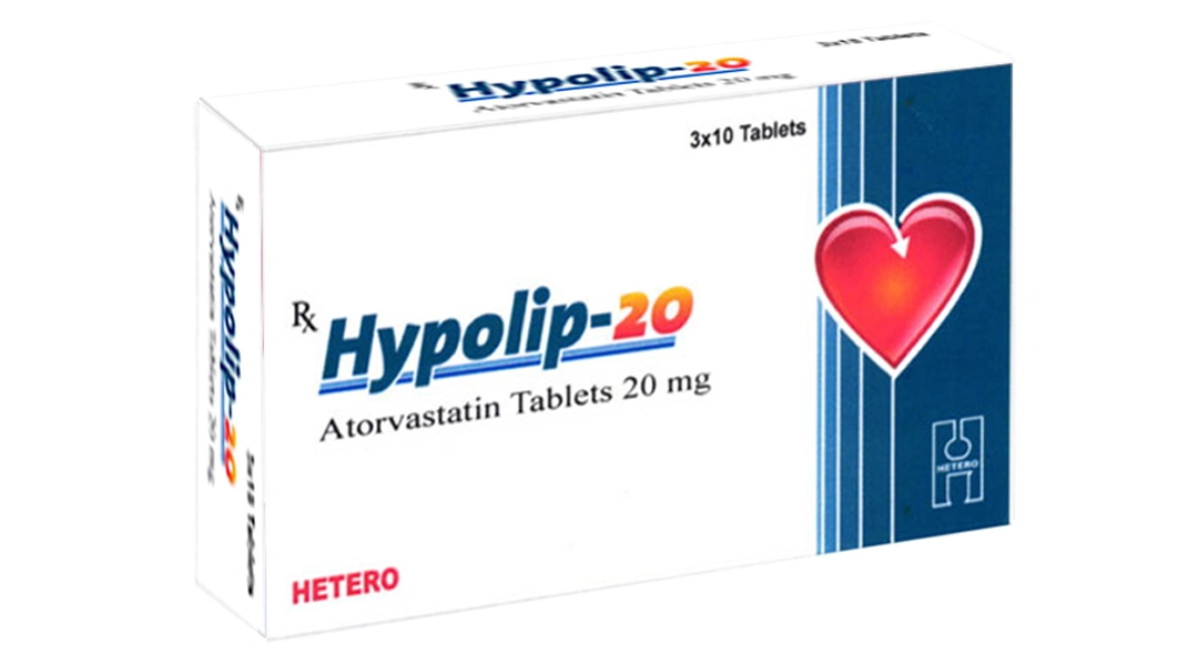 Hypolip-20 trị rối loạn lipid máu (3 vỉ x 10 viên) - 