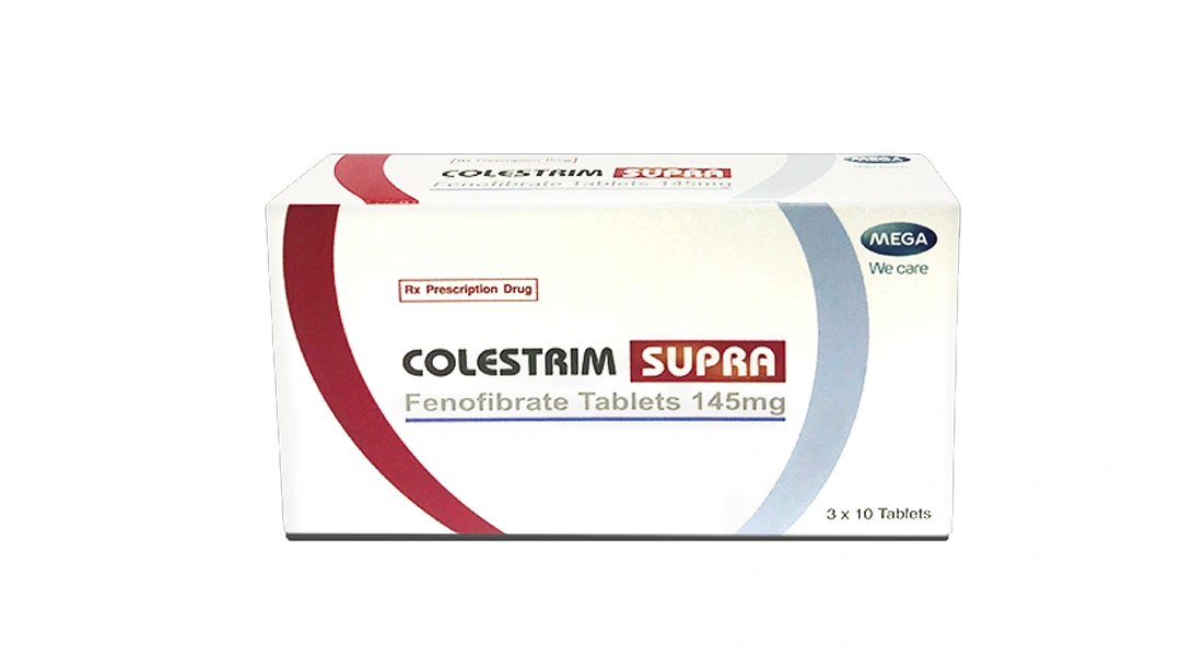 Colestrim Supra 145mg trị rối loạn lipid máu (3 vỉ x 10 viên) - 
