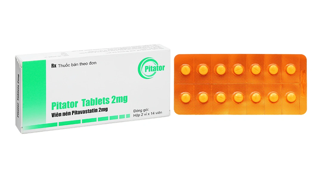 Pitator Tablets 2mg trị rối loạn mỡ máu (2 vỉ x 14 viên) - 3