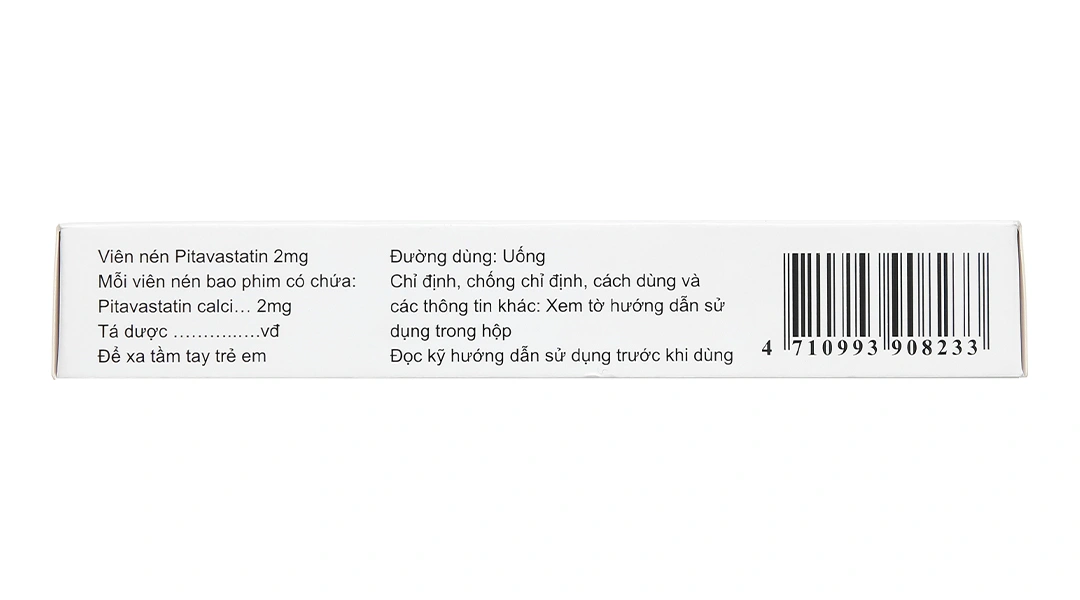 Pitator Tablets 2mg trị rối loạn mỡ máu (2 vỉ x 14 viên) - 7