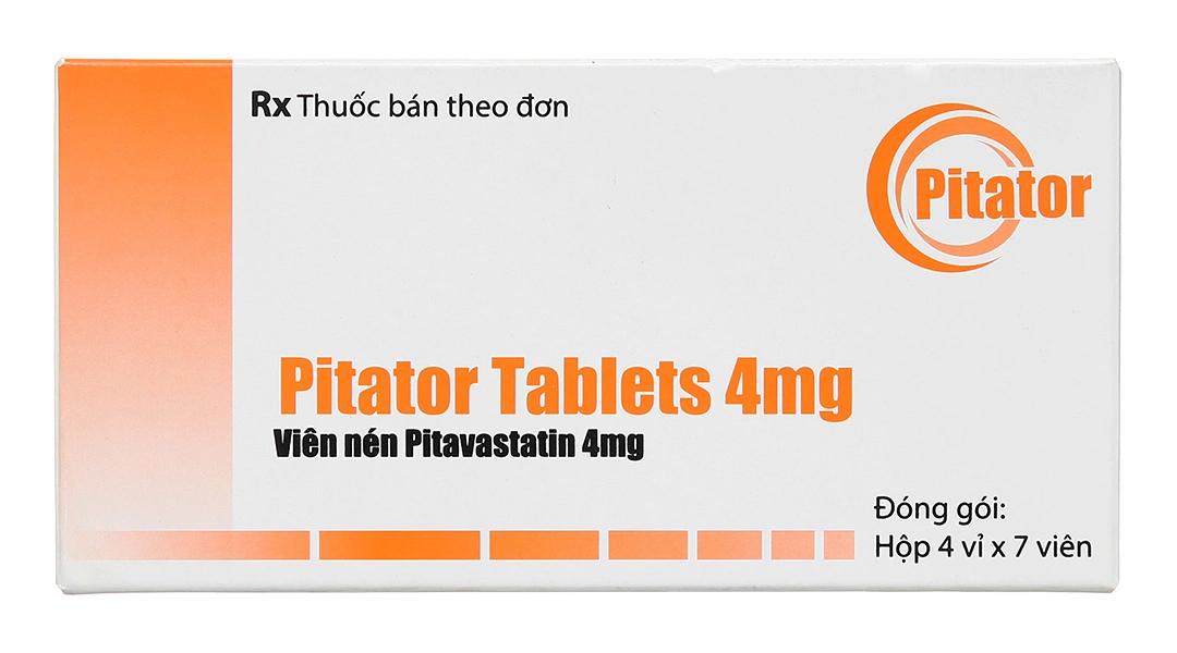 Pitator Tablets 4mg trị rối loạn mỡ máu (4 vỉ x 7 viên) - 2