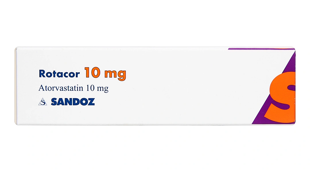 Rotacor 10mg trị tăng cholesterol máu (3 vỉ x 10 viên) - 3