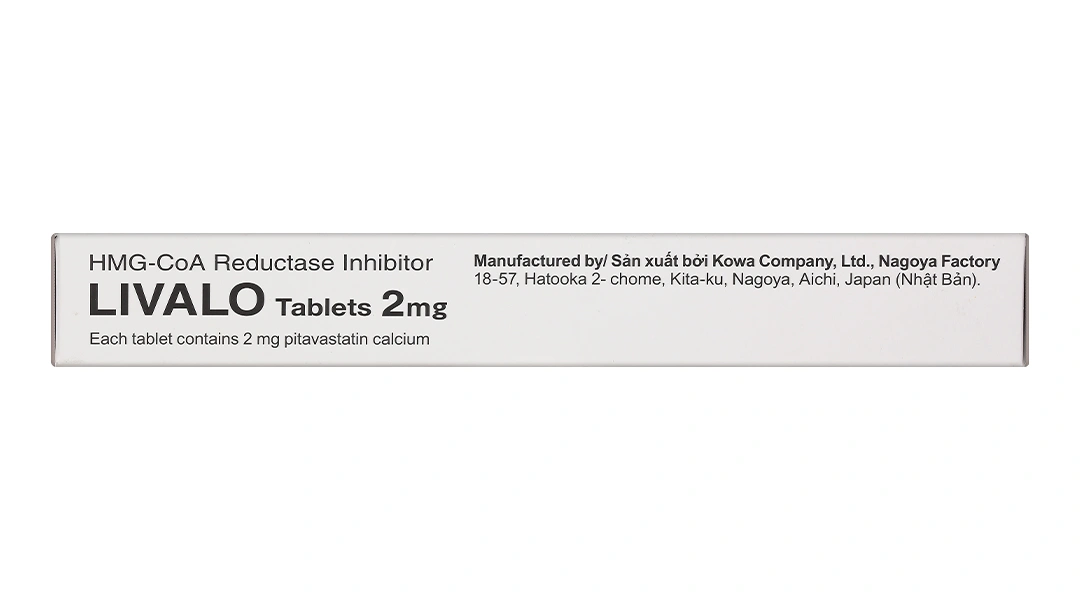 Livalo Tablets 2mg trị rối loạn lipid máu (3 vỉ x 10 viên) - 2