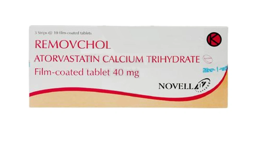 Removchol 40mg điều trị tăng cholesterol máu (3 vỉ x 10 viên) - 
