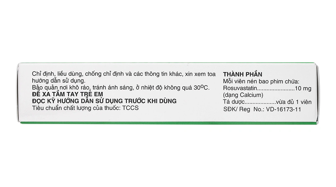 Perosu 10mg điều trị tăng cholesterol máu (3 vỉ x 10 viên) - 2