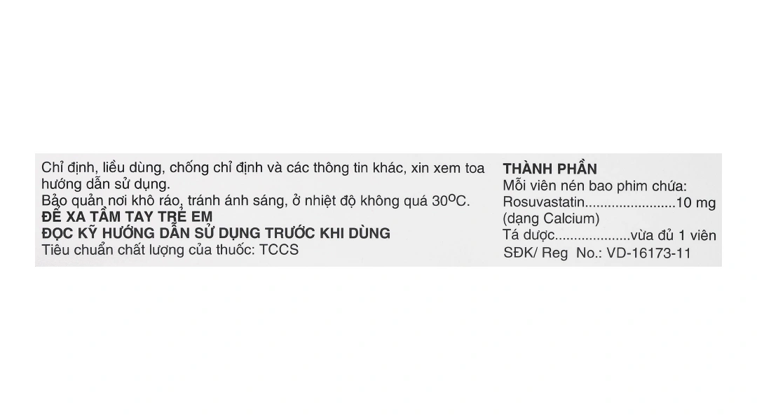 Perosu 10mg điều trị tăng cholesterol máu (3 vỉ x 10 viên) - 4