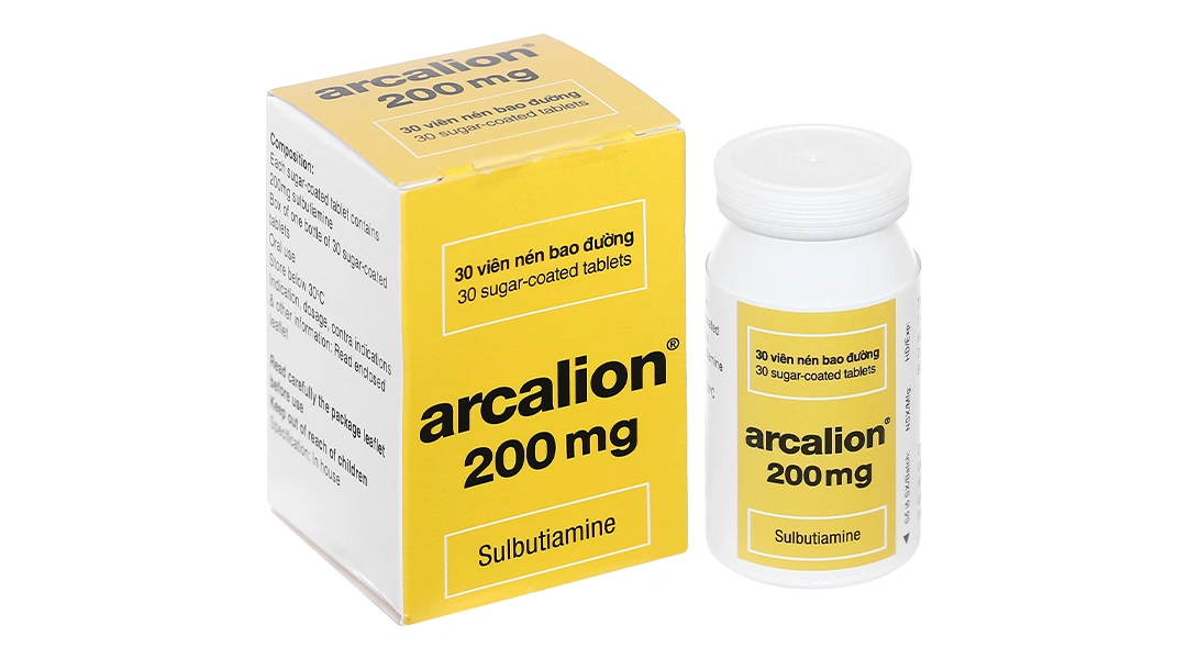 Arcalion 200mg giảm mệt mỏi lọ 30 viên - 