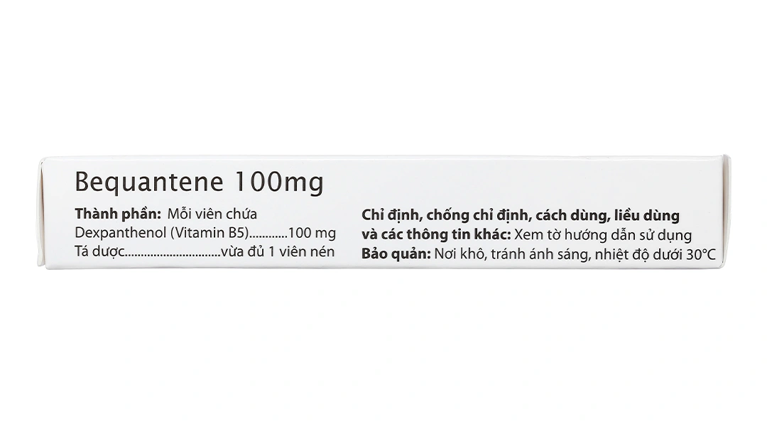 Bequantene 100mg trị rụng tóc lan tỏa (2 vỉ x 10 viên) - 4