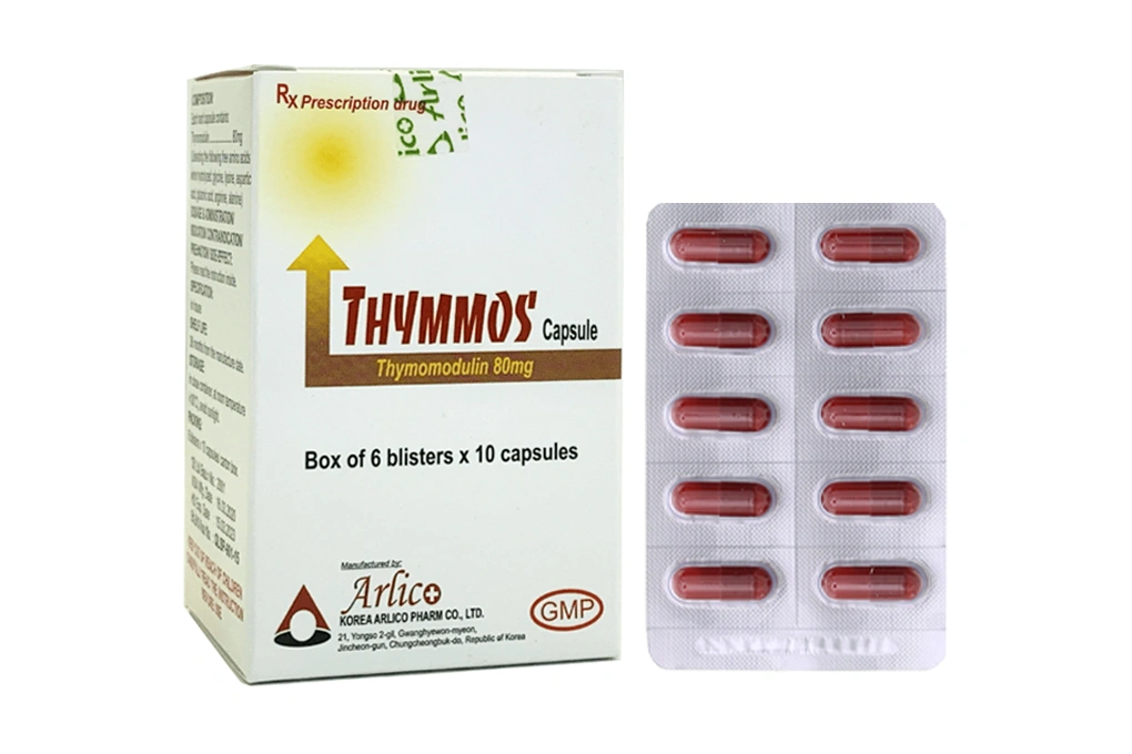 Thymmos Capsule 80mg tăng cường miễn dịch, hỗ trợ trị nhiễm khuẩn (6 vỉ x 10 viên) - 