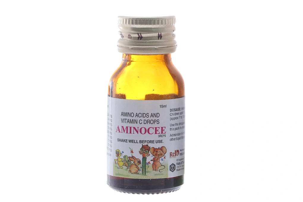 Thuốc uống nhỏ giọt Aminocee bổ sung dưỡng chất cho bé (1 chai x 15ml) - 2