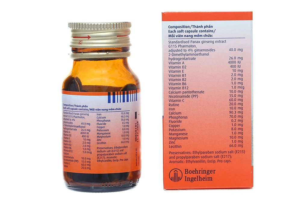 Pharmaton Vitality bổ sung vitamin và khoáng chất chai 30 viên - 1