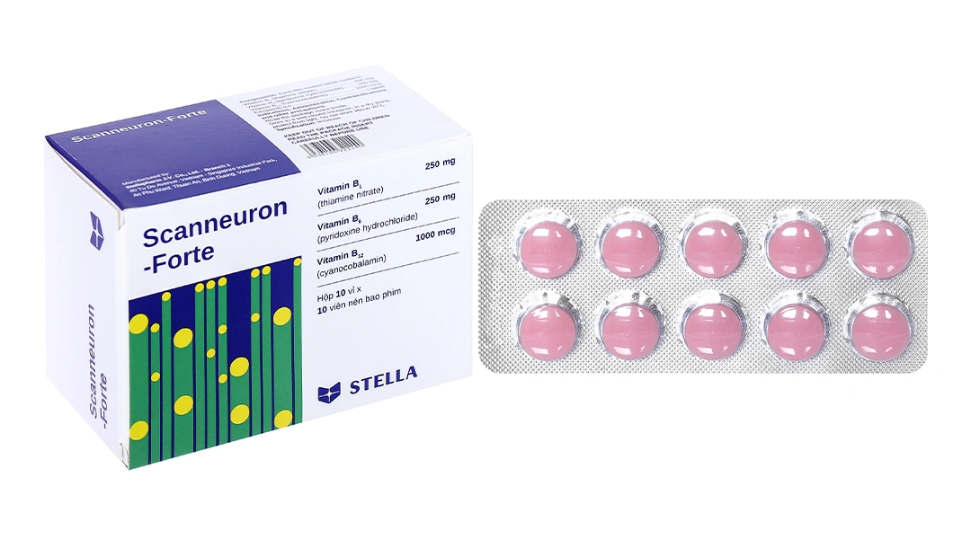 Scanneuron - Forte hỗ trợ trị các rối loạn hệ thần kinh (10 vỉ x 10 viên) - 