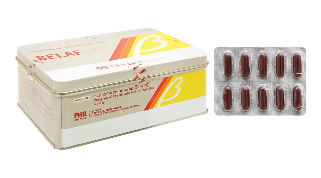Belafcap bổ sung vitamin, tăng đề kháng (10 vỉ x 10 viên) - 