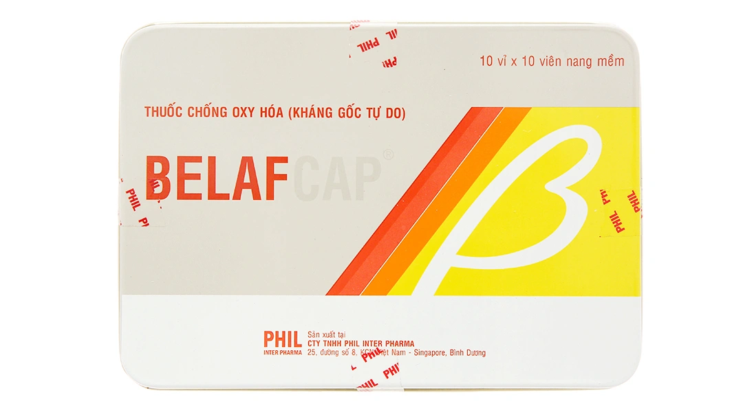 Belafcap bổ sung vitamin, tăng đề kháng (10 vỉ x 10 viên) - 1