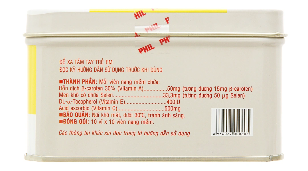 Belafcap bổ sung vitamin, tăng đề kháng (10 vỉ x 10 viên) - 2