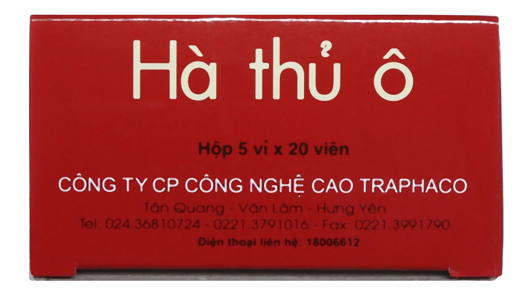 Hà Thủ Ô Traphaco hỗ trợ trị thiếu máu, tóc bạc sớm (5 vỉ x 20 viên) - 4