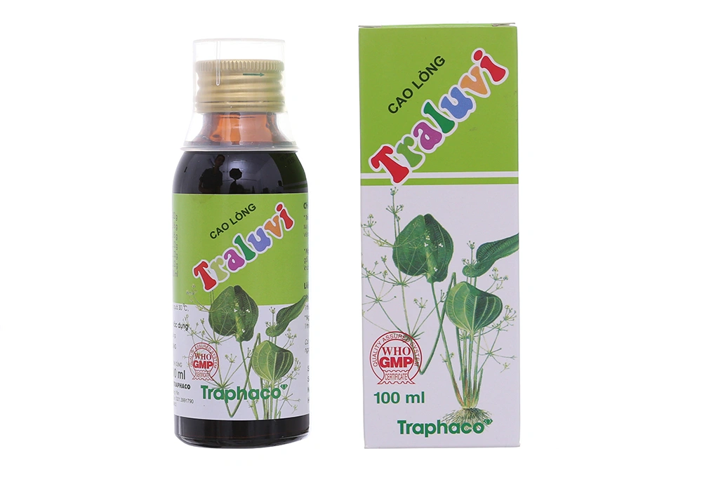 Cao lỏng Traluvi giúp trẻ ăn ngon, ngừa mồ hôi trộm chai 100ml - 