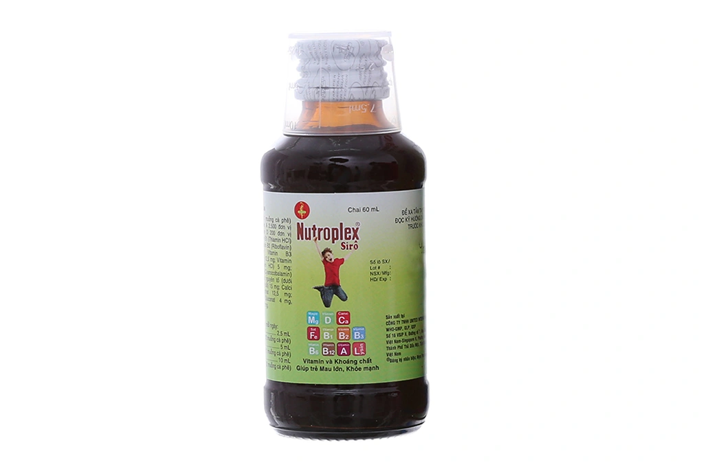 Siro Nutroplex bổ sung vitamin, trị thiếu máu chai 60ml - 3