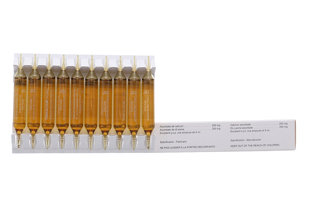 Dung dịch uống Tonicalcium Enfants Children trị suy nhược cho bé (20 ống x 5ml) - 1